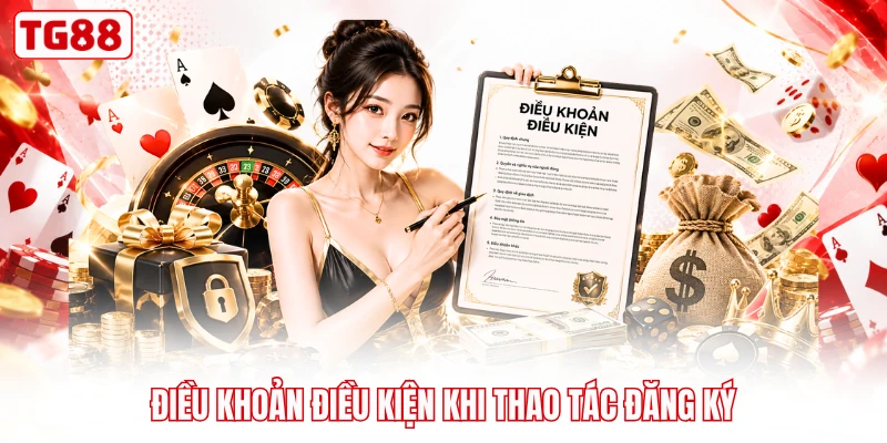 Điều khoản điều kiện khi thao tác đăng ký