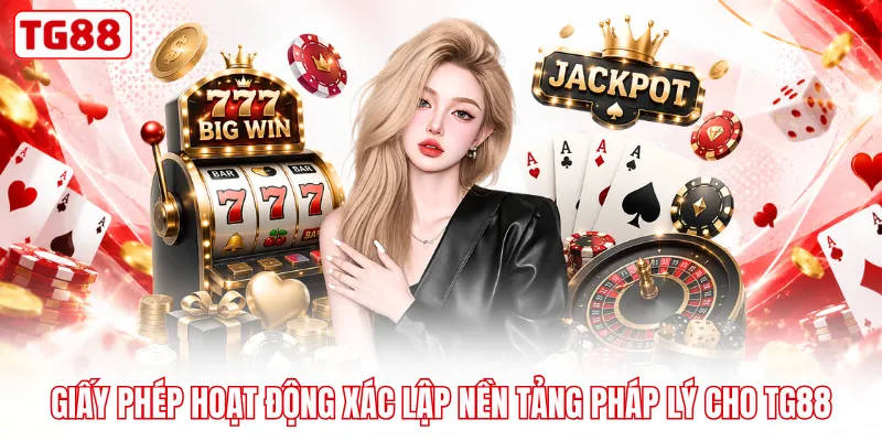 Giấy phép hoạt động xác lập nền tảng pháp lý cho TG88
