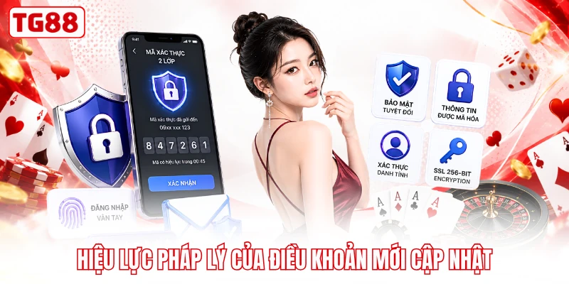 Hiệu lực pháp lý của điều khoản mới cập nhật