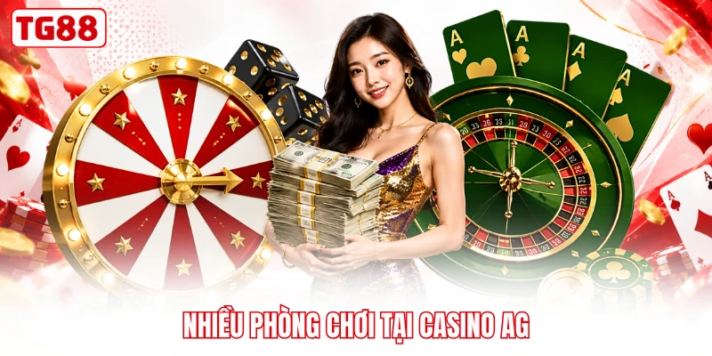 Nhiều phòng chơi tại Casino AG